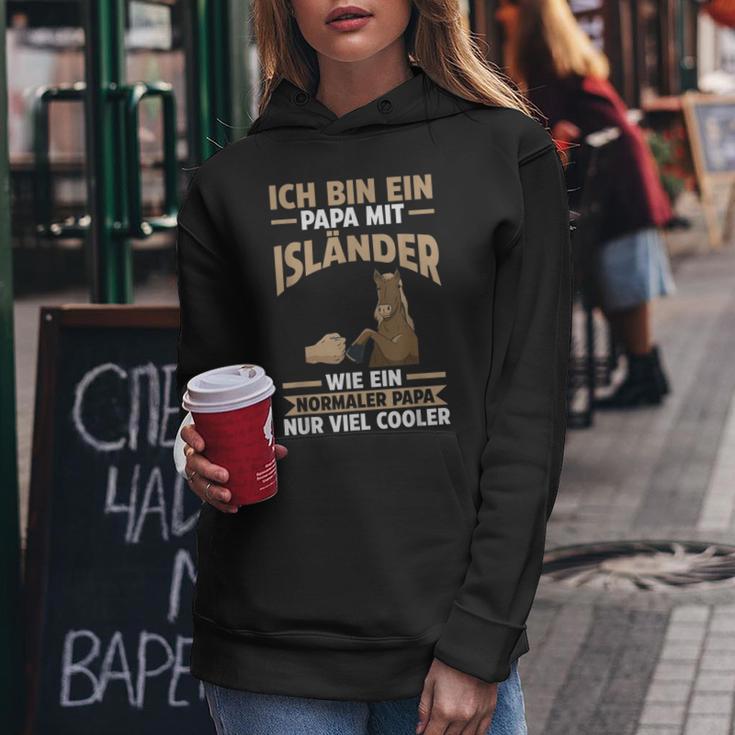 Herren Pferd Isländer Papa Vater Vatertag Reiter Frauen Hoodie Lustige Geschenke