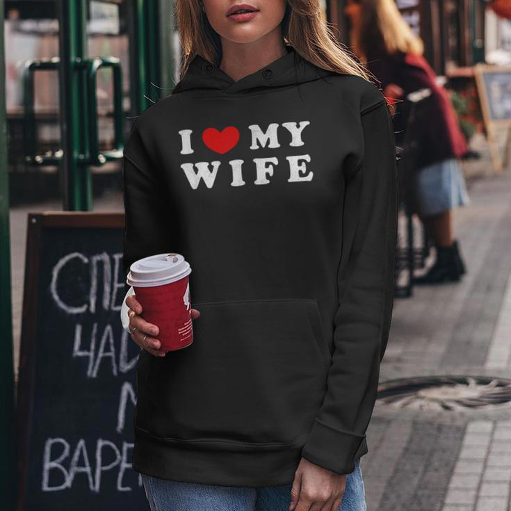 I Heart My Wife I Love My Wife Women Hoodie Unique Gifts
