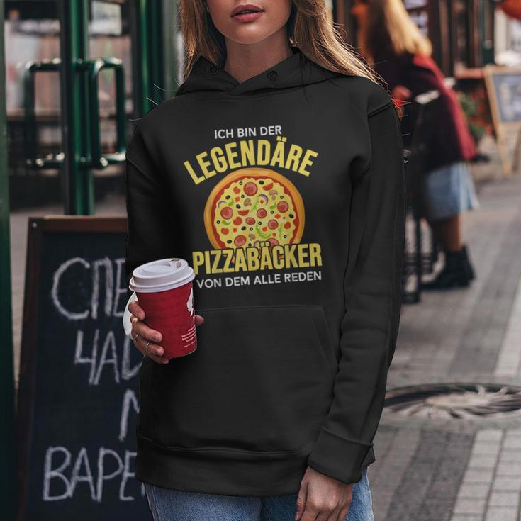 Ich Bin Der Legendäre Pizzabäcker Weltbester Pizzabäcker Frauen Hoodie Lustige Geschenke