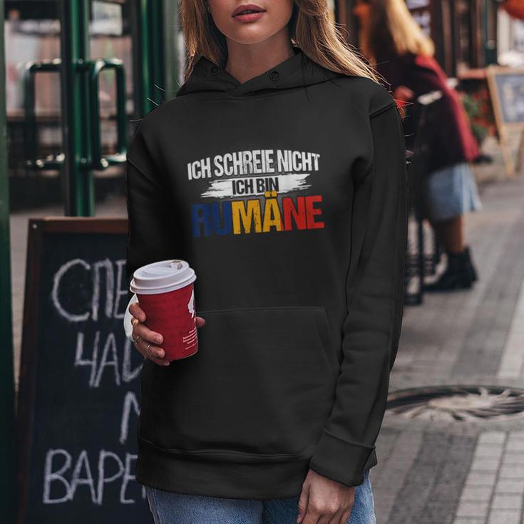 Ich Schreie Nicht Ich Bin Rumäne Rumänien Rumänisch Frauen Hoodie Lustige Geschenke