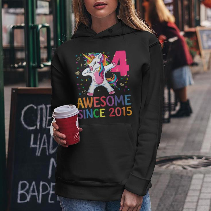 Kids 4 Years Old 4Th Birthday Unicorn Shirt Girl Daughter Gift Pa V2 Women Hoodie Unique Gifts