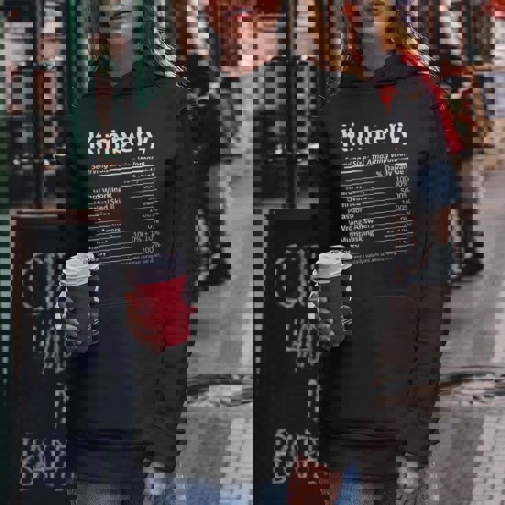 Kimberly Nutrition Personalized Name Funny Christmas Gift Women Hoodie Unique Gifts