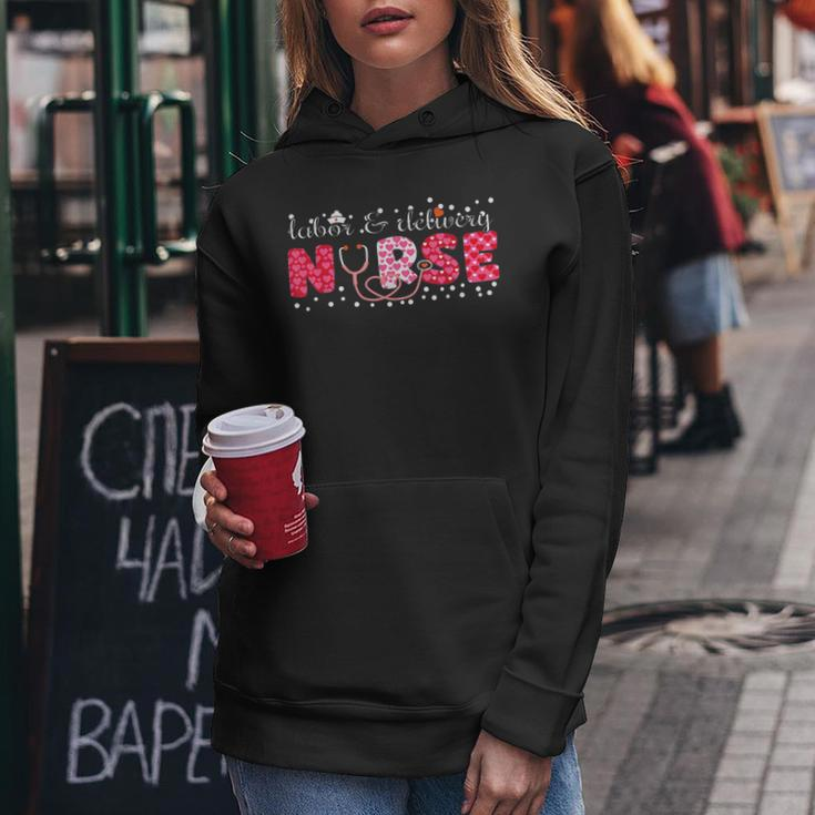 Labor And Delivery Nurse L & D Nurse Valentine Women Hoodie Funny Gifts