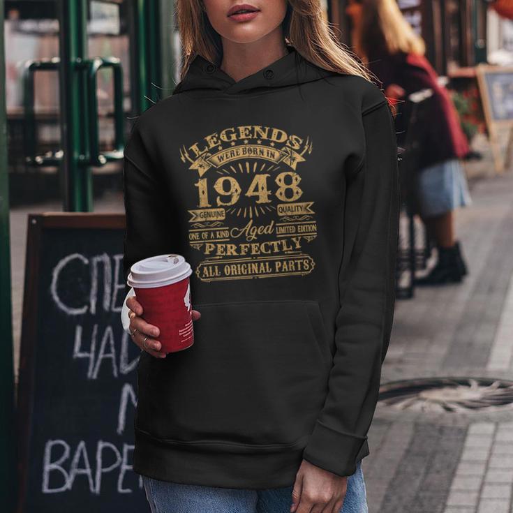 Legenden 1948 Geburtstag Hoodie, Geschenk zum 75. für Männer Lustige Geschenke