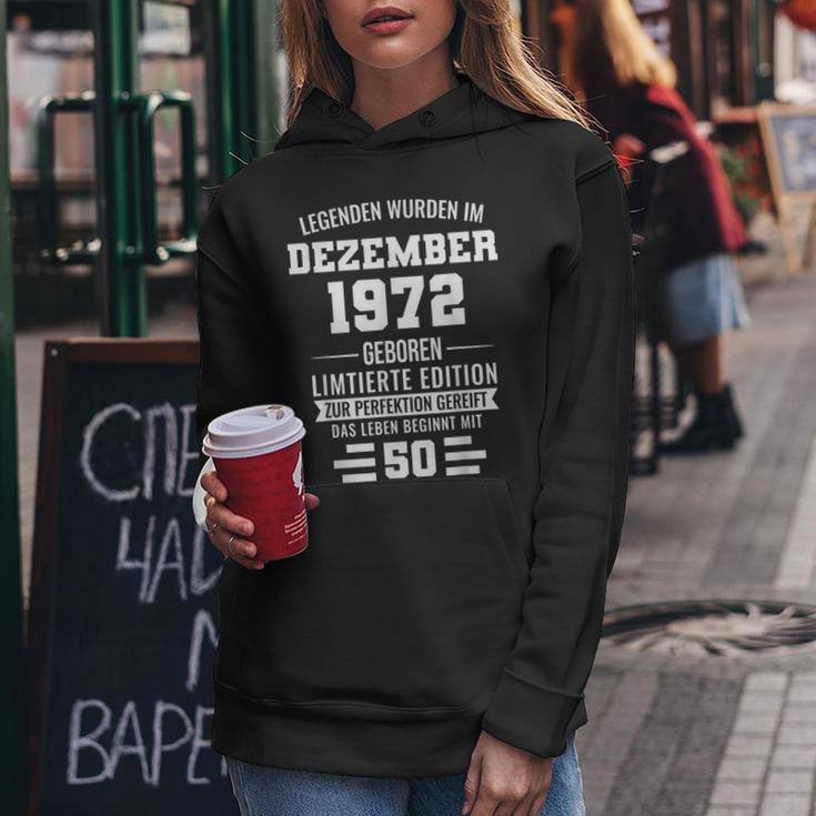 Legenden Wurden Im Dezember 1972 50Geburtstag Frauen Hoodie Lustige Geschenke