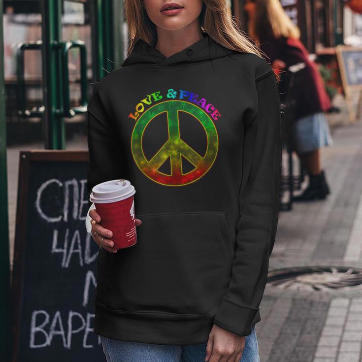 Love Peace 60Er 70Er Jahre Hippie-Kostüm Frauen Hoodie Lustige Geschenke