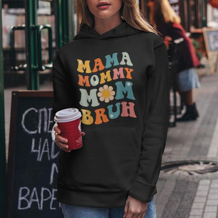 Mama Mommy Mom Bruh Groovy Happy Mothers Day Mom Life Funny Women Hoodie Unique Gifts