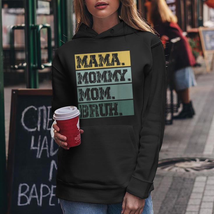 Mama Mommy Mom Bruh Mothers Day Vintage Funny Mother 2023 Women Hoodie Unique Gifts