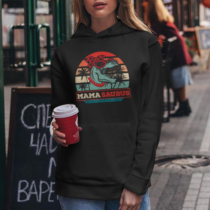 Mamasaurus T-Rex Dinosaur Funny Mama Saurus Family Mothers Women Hoodie Unique Gifts