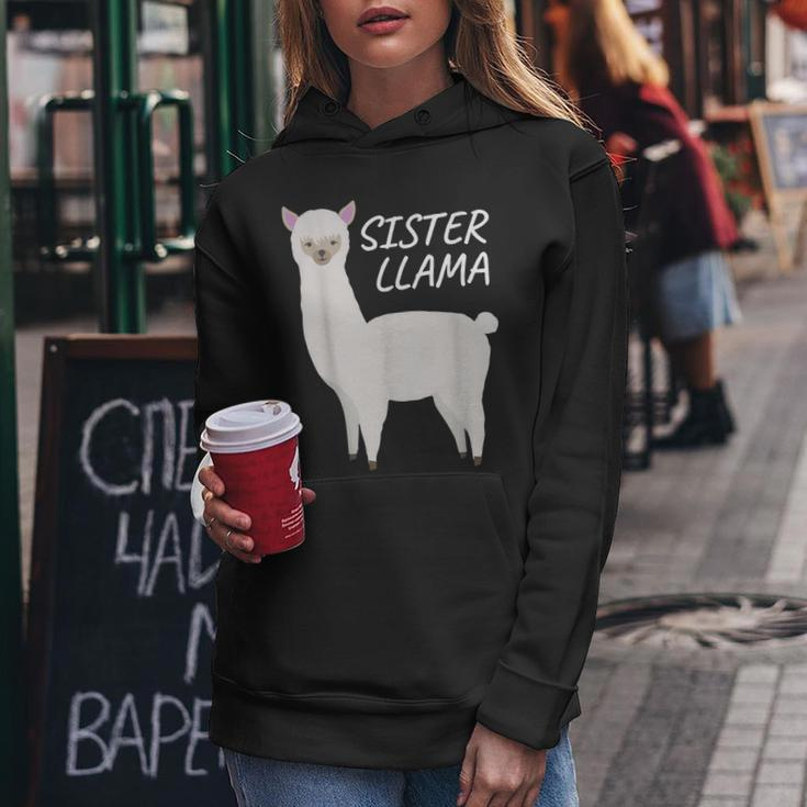 Matching Family Llama Gift Sister Llama For Sis Women Hoodie Unique Gifts