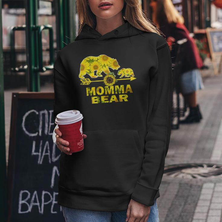 Momma Bear Sunflower Funny Mother Father Gift Women Hoodie Funny Gifts