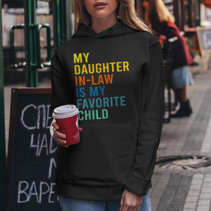 My Daughter In Law Is My Favorite Child Family Matching Women Hoodie Unique Gifts