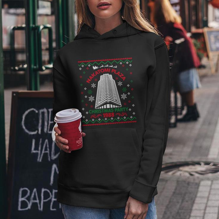 Nakatomi Plaza 1988 Christmas Party Ugly Christmas Sweater Women Hoodie Unique Gifts