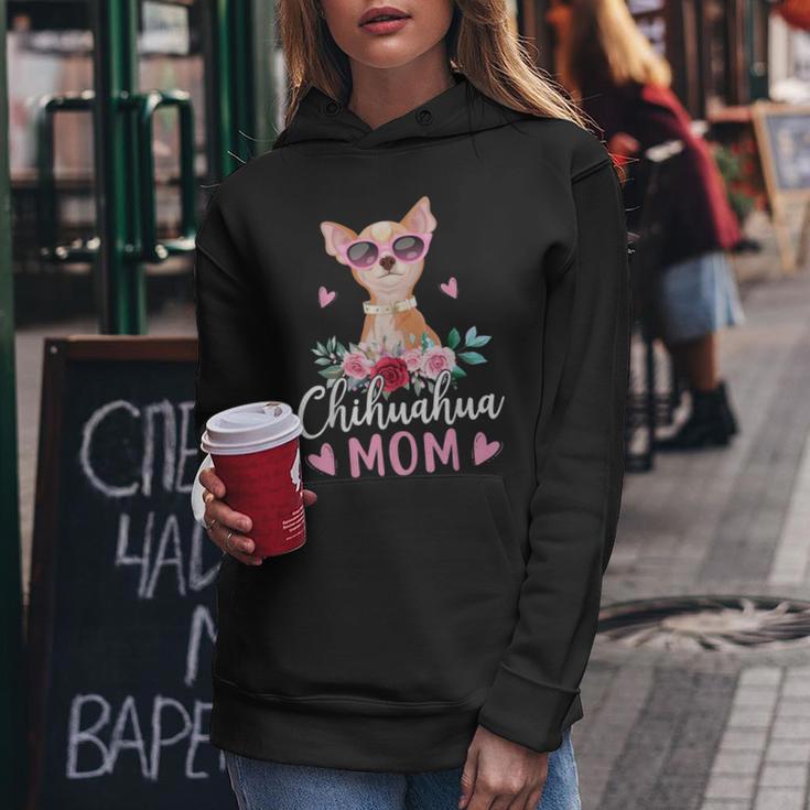 Niedliche Chihuahua Mama Sonnenbrille Für Chihuahua-Besitzer Frauen Hoodie Lustige Geschenke