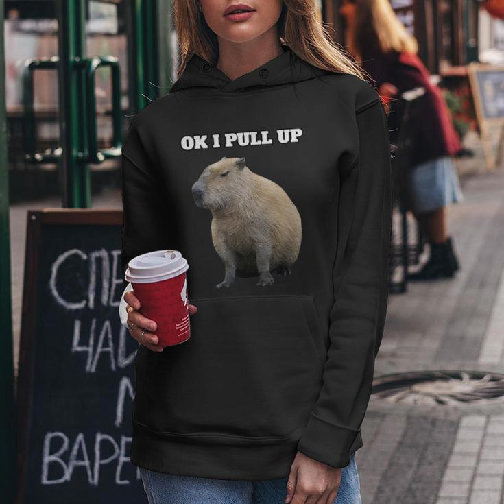 Ok I Pull Up Capybara V2 Women Hoodie Unique Gifts
