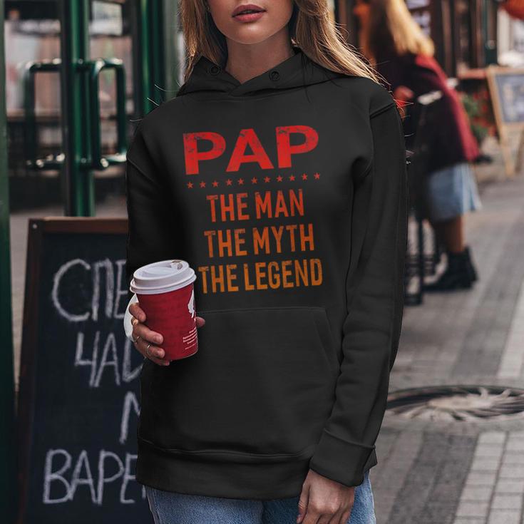 Pap The Man Der Mythos Die Legende Grandpa Men Frauen Hoodie Lustige Geschenke