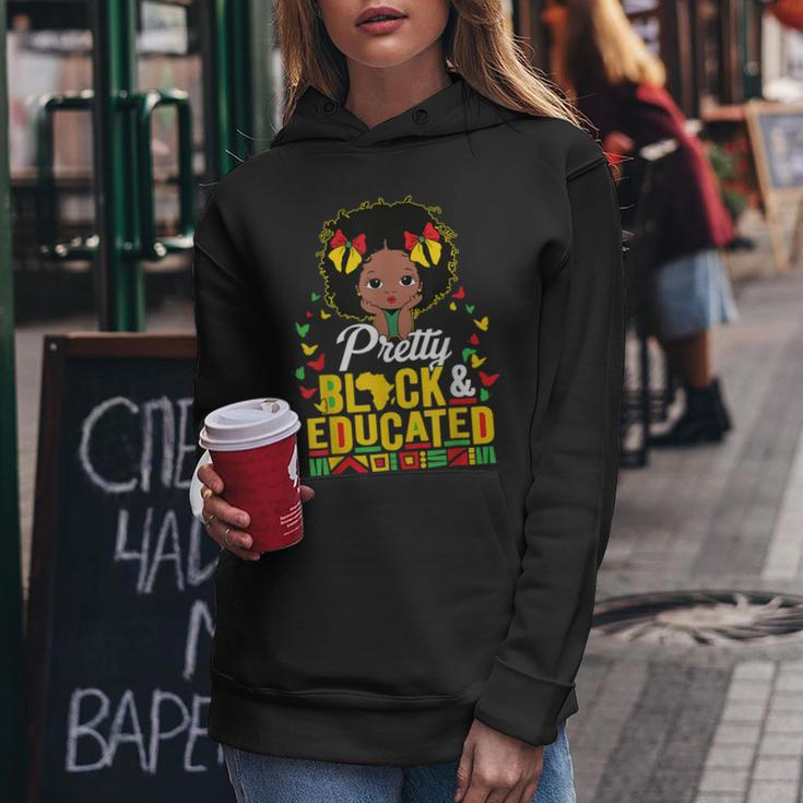 Pretty Black And Educated I Am The Strong African Queen V3 Women Hoodie Funny Gifts