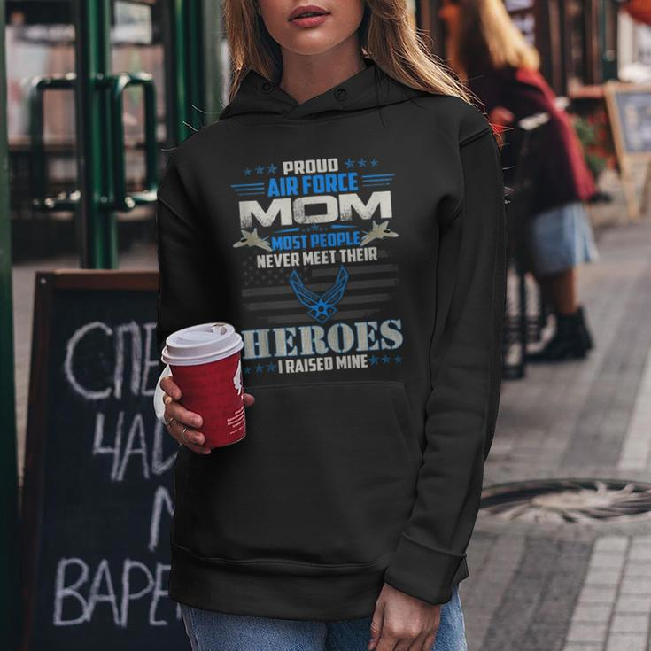 Proud Air Force Mom Gift Usair Force Veterans Day Women Hoodie Unique Gifts