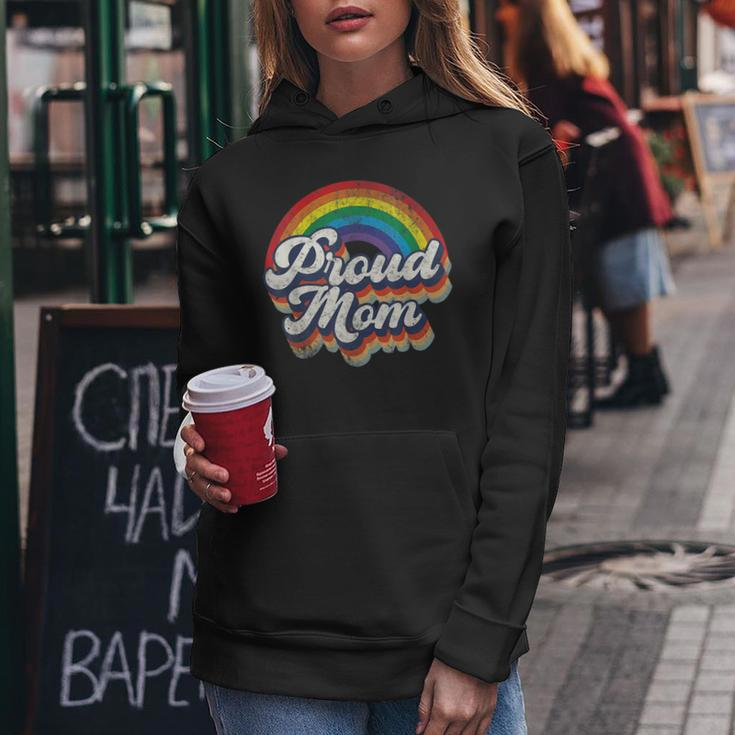 Proud Gay Pride Mom Mothers Day Gift Rainbow Flag Lgbt Women Hoodie Unique Gifts