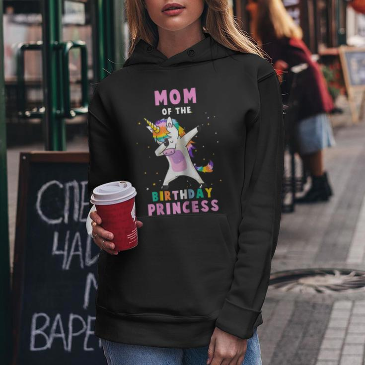 Proud Mom Of A Birthday Unicorn Dab Girl Women Hoodie Unique Gifts