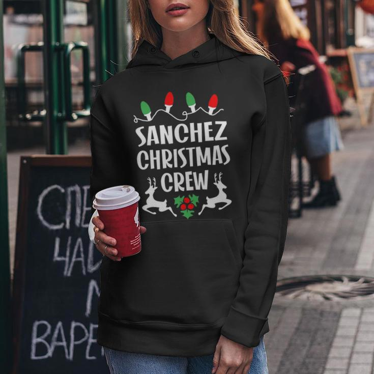 Sanchez Name Gift Christmas Crew Sanchez Women Hoodie Funny Gifts
