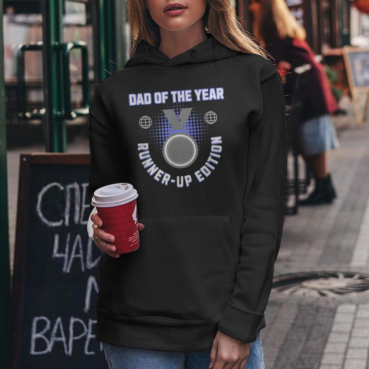 Sarcastic Fathers Day Dad Of The Year Okayest Daddy Dada Women Hoodie Unique Gifts