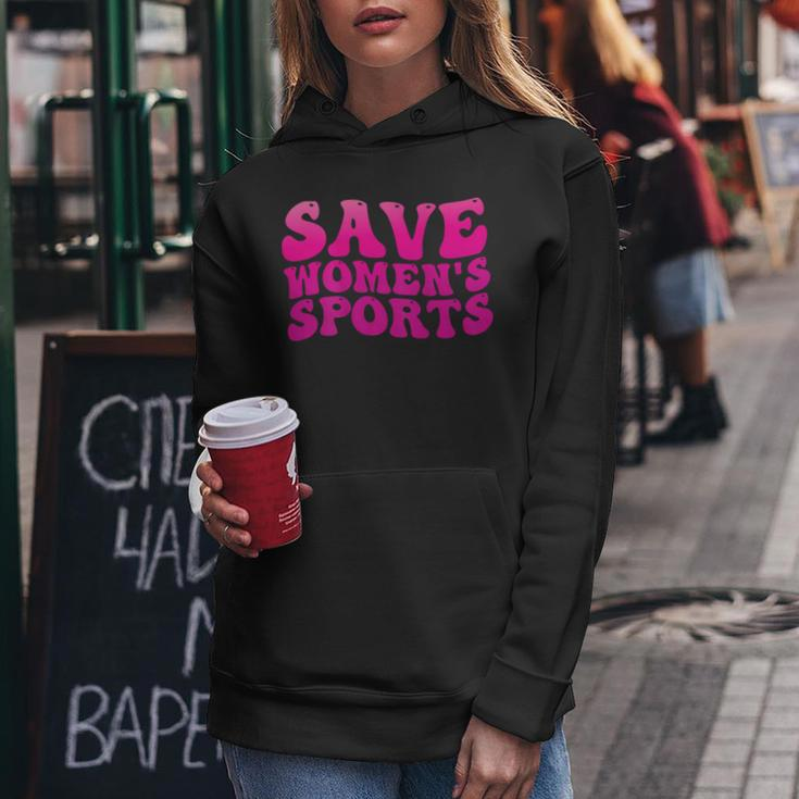 Save Womens Sports Act Protectwomenssports Support Groovy Women Hoodie Unique Gifts