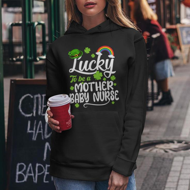 Shamrocks Lucky To Be A Mother Baby Nurse St Patricks Day Women Hoodie Personalized Gifts