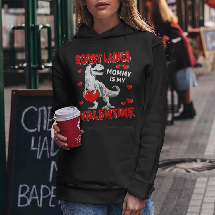 Sorry Ladies Mommy Is My Valentine Day For Boys Funny V3 Women Hoodie Funny Gifts