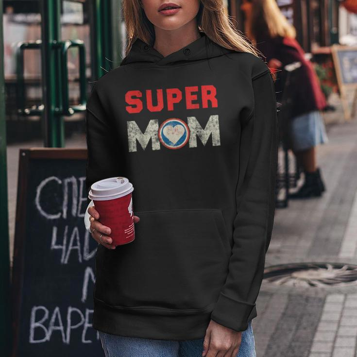 Super Mom Superheroine Mama Mother Heroine Star Sign Women Hoodie Personalized Gifts