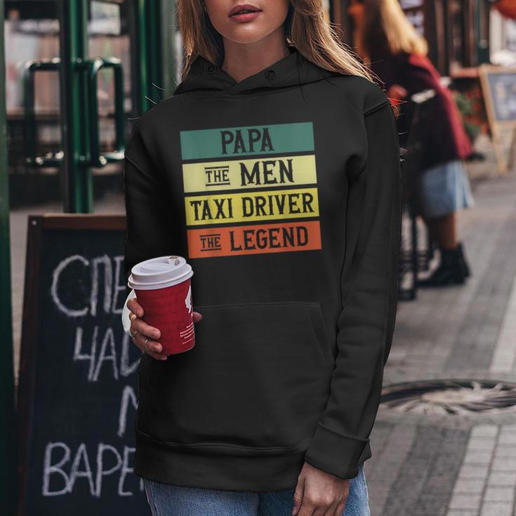 Taxifahrer Taxifahrer Retro Dad Papa Legend Frauen Hoodie Lustige Geschenke