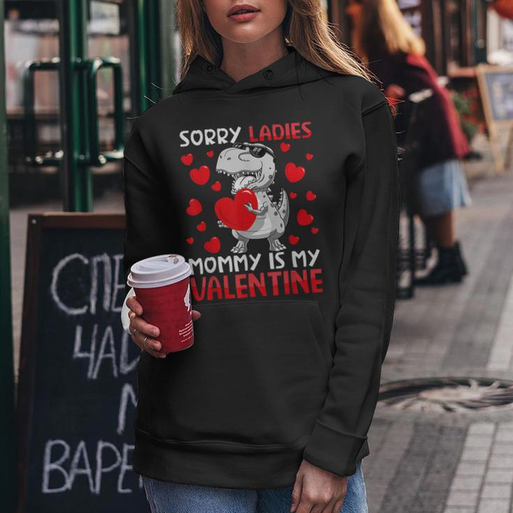 Valentines Day Boys Kids Sorry Ladies Mommy Is My Valentine V5 Women Hoodie Funny Gifts