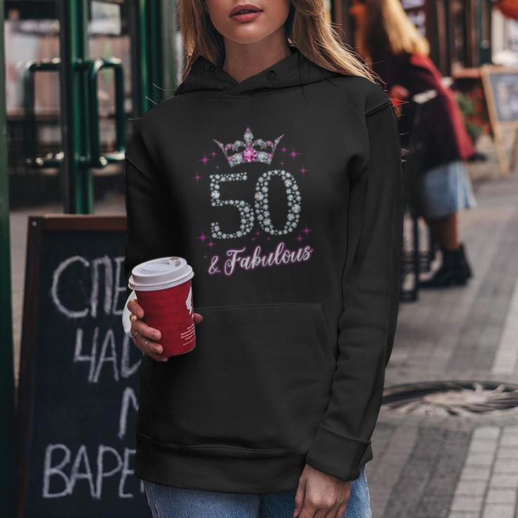 Womens 50 And Fabulous 1969 50Th Birthday Gift Women Hoodie Unique Gifts