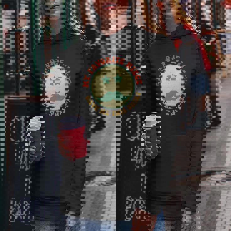 Womens Retro Hippie Face Fathers Day My Favorite Niece Gave Me This Women Hoodie Personalized Gifts Womens Retro Hippie Face Fathers Day My Favorite Niece Gave Me This Women Hoodie Personalized Gifts