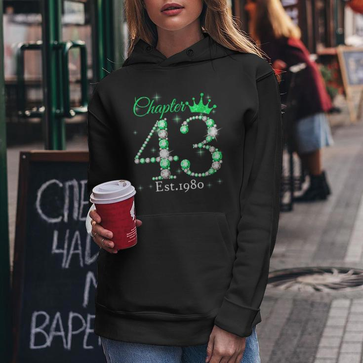 Womens Womens Chapter 43 Est 1980 43 Years Old 43Rd Birthday Queen Women Hoodie Unique Gifts