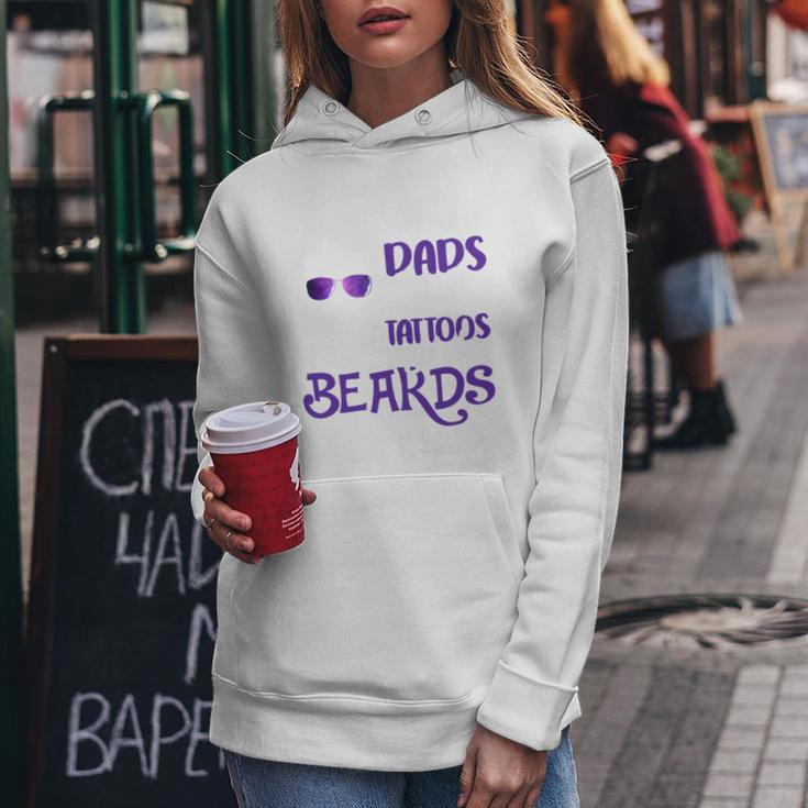 Awesome Dads Have Tattoos And Beards V3 Women Hoodie Unique Gifts