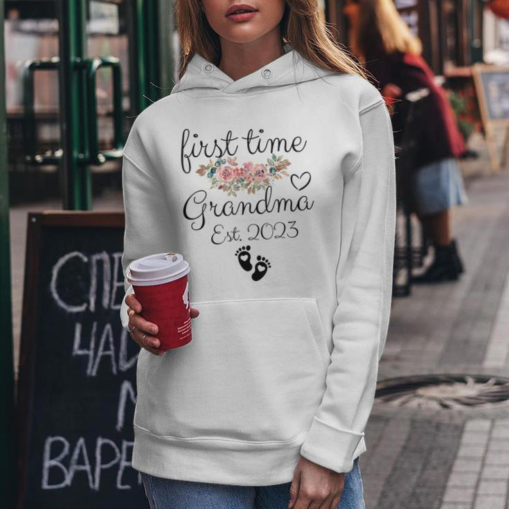First Time Grandma 2023 New Granny Funny Mothers Day 2023 Women Hoodie Unique Gifts