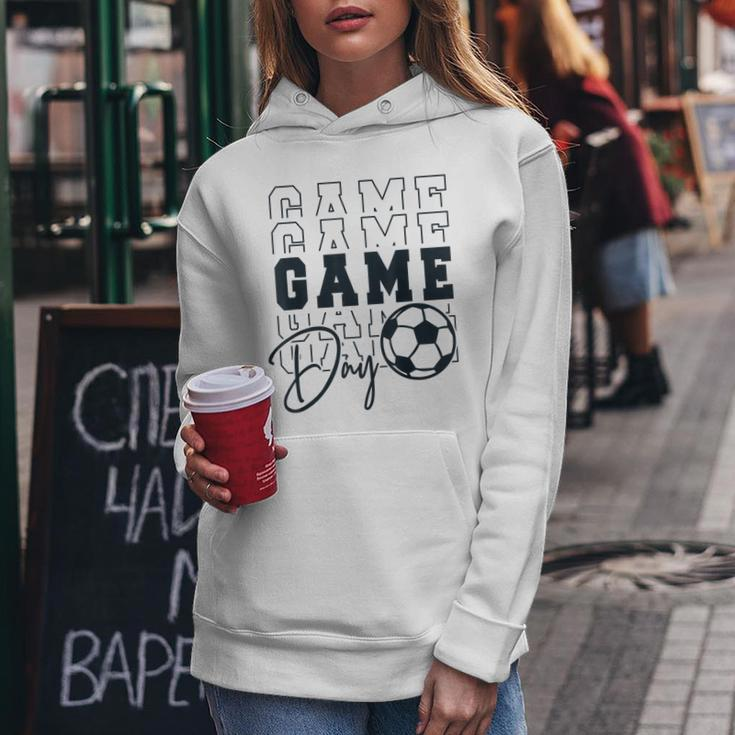 Game Day Soccer Mirror Soccer Mom Soccer Vibes Cool Women Hoodie Unique Gifts