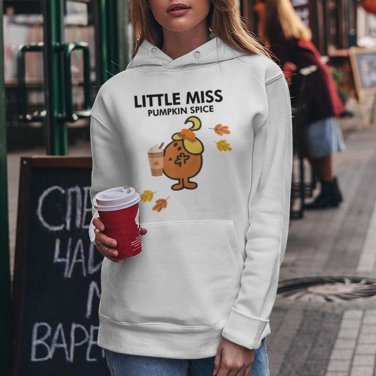 Little Miss Halloween Queen Pumpkin Funny Pumpkin Spice V2 Women Hoodie Graphic Print Hooded Sweatshirt Personalized Gifts