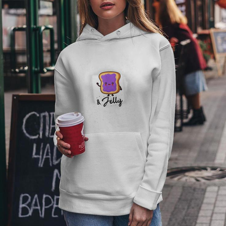Peanut Butter And Jelly Costumes For Adults Funny Food Fancy Women Hoodie Graphic Print Hooded Sweatshirt Personalized Gifts