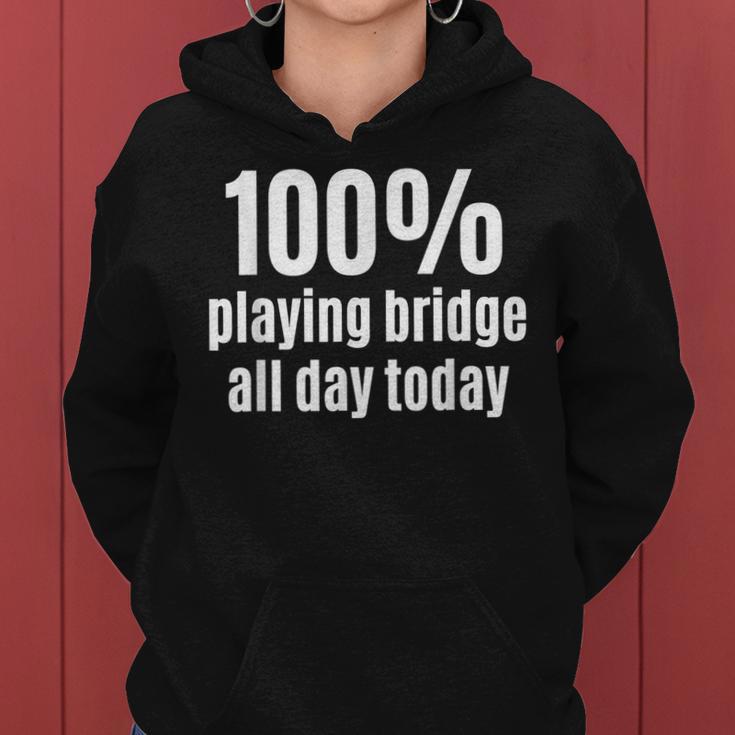 100 Spielbrücke Lustiges Gambling Hoodie für Ganztagszocker