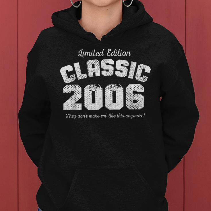 17 Years Old Classic Car 2006 Limited Edition 17Th Birthday Women Hoodie