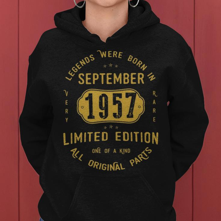 1957 September Birthday Gift  1957 September Limited Edition Women Hoodie Graphic Print Hooded Sweatshirt