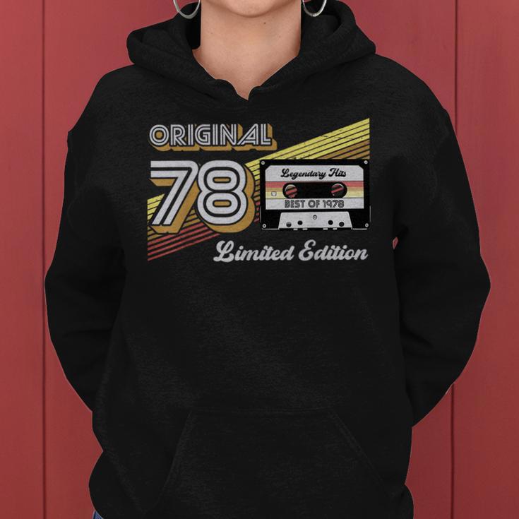 1978 Vintage Geburtstags Hoodie Retro Limited Edition, Unisex