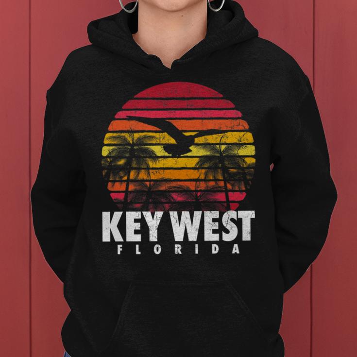 Key West Florida Vintage Retro Sunset Beach Men Women Gift   V2 Women Hoodie