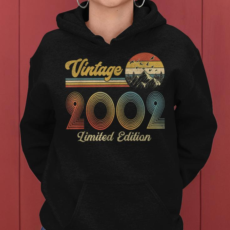 21 Year Old Gifts Made In 2002 Vintage 21St Birthday Retro Women Hoodie