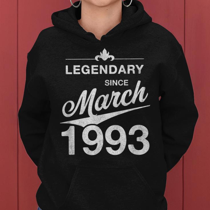 30 Geburtstag 30 Jahre Alt Legendär Seit März 1993 V5 Frauen Hoodie