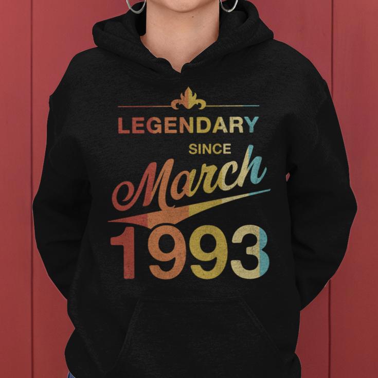 30 Geburtstag 30 Jahre Alt Legendär Seit März 1993 V7 Frauen Hoodie