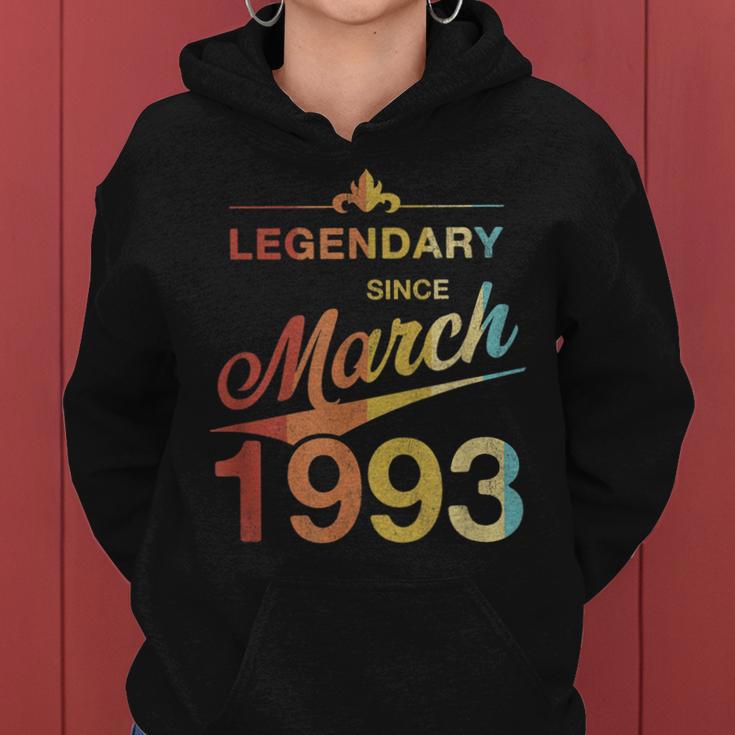 30 Geburtstag 30 Jahre Alt Legendär Seit März 1993 V8 Frauen Hoodie