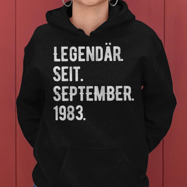 40 Geburtstag Geschenk 40 Jahre Legendär Seit September 198 Frauen Hoodie